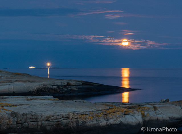 Moonlight evening, Verdens ende, Norway