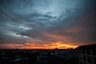 Sunset Skies from Sinsuvarn Hotel 3