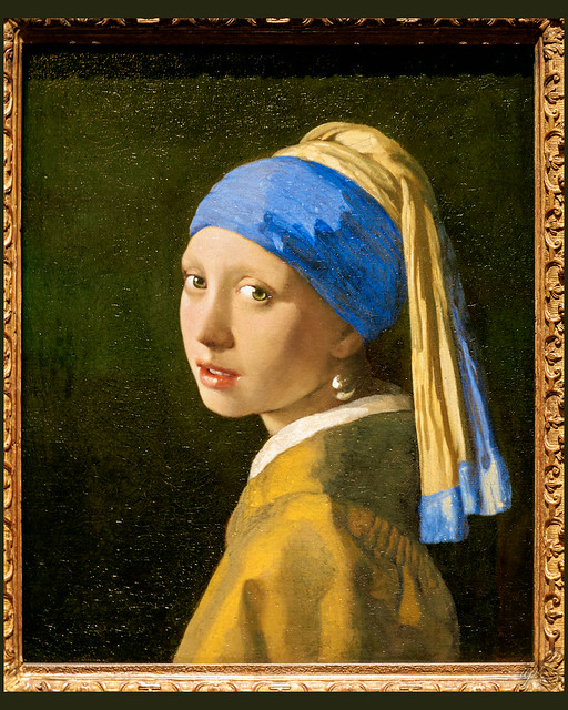Vermeer's masterpiece 🎨 with a photographic eye
