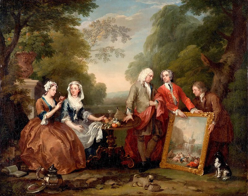 William Hogarth (1697-1764) - Conversation Piece (c.1730-35)