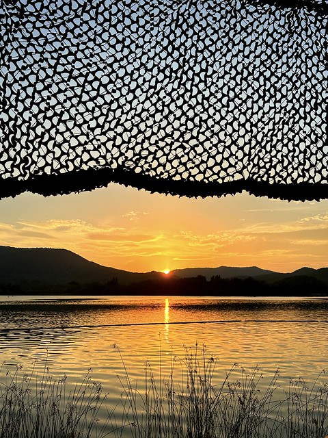 Sunset at Banyoles Lake