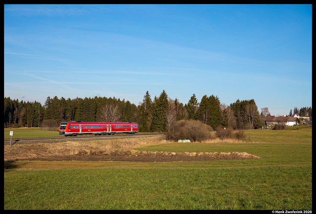 DB Regio 612 154, Heimenkirch 24-02-2020