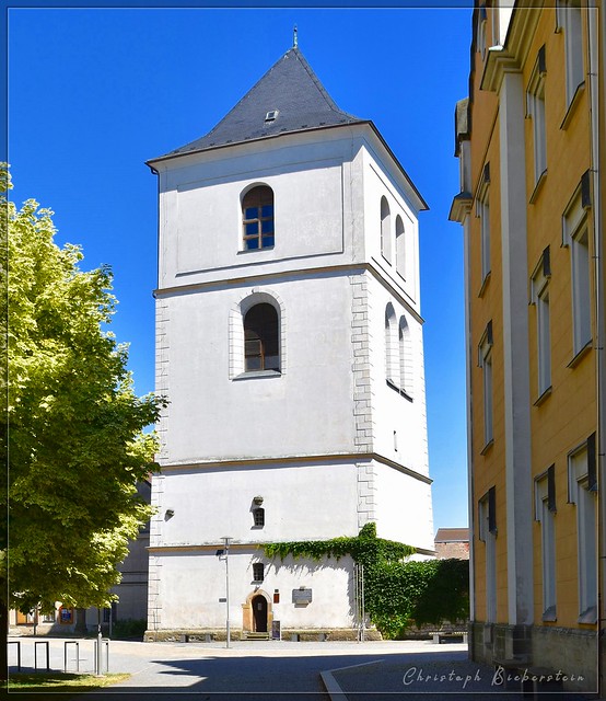 Glockenturm der St. Laurenzkirche in Hohenmaut