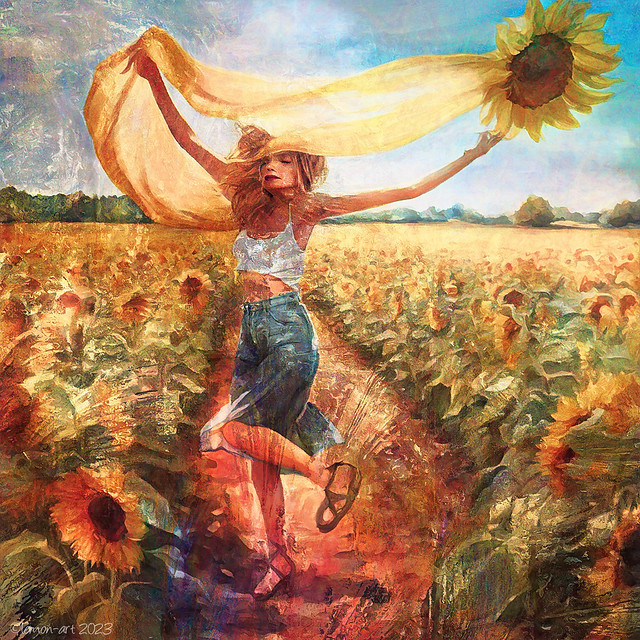 Dancing with Sunflowers