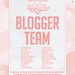 COSMIC DUST | 2023 Blogger Team!