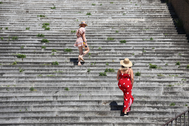 Stairs and girls