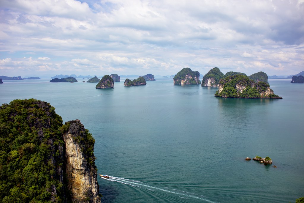 Vistas del mirador de Hong island en Tailandia