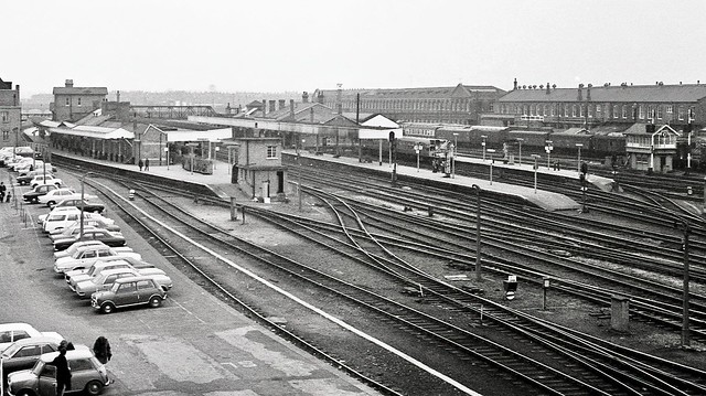 Doncaster Station South Yorkshire January 1975
