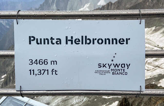 Skyway - Punta Helbronner 3466 metri