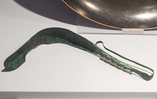 Bronze strigil from the territory of Praeneste, 2