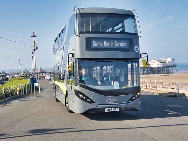 Blackpool Transport Services ADL Enviro 400 City 411 SN17 MFJ (1)