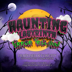 HexPosed's Haunting Labyrinth: Terror Trail Hunt x Foxcity Valley Shopping Collab