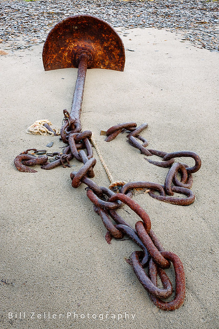 Anchor in the Sand, Lincolnville Beach, Maine