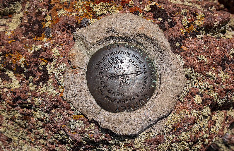 Monroe Peak Reference Mark