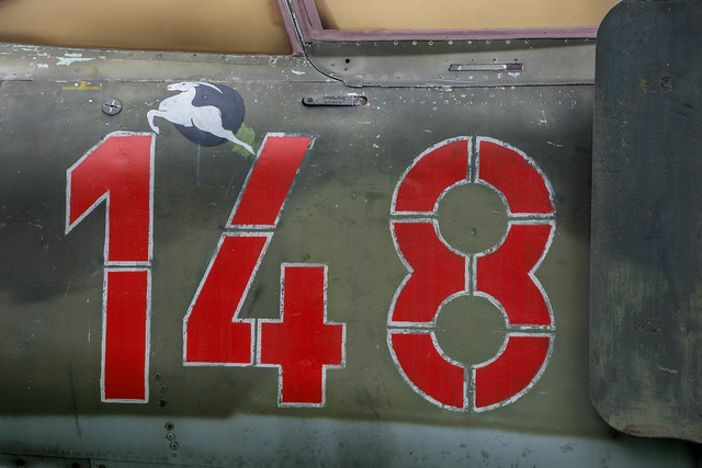 Number Detail, Mikoyan MiG-23 (Flogger) 148, Museum of Polish Military Technology, Warsaw