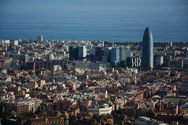 View of Barcelona city from Bunkers del Carmel #3