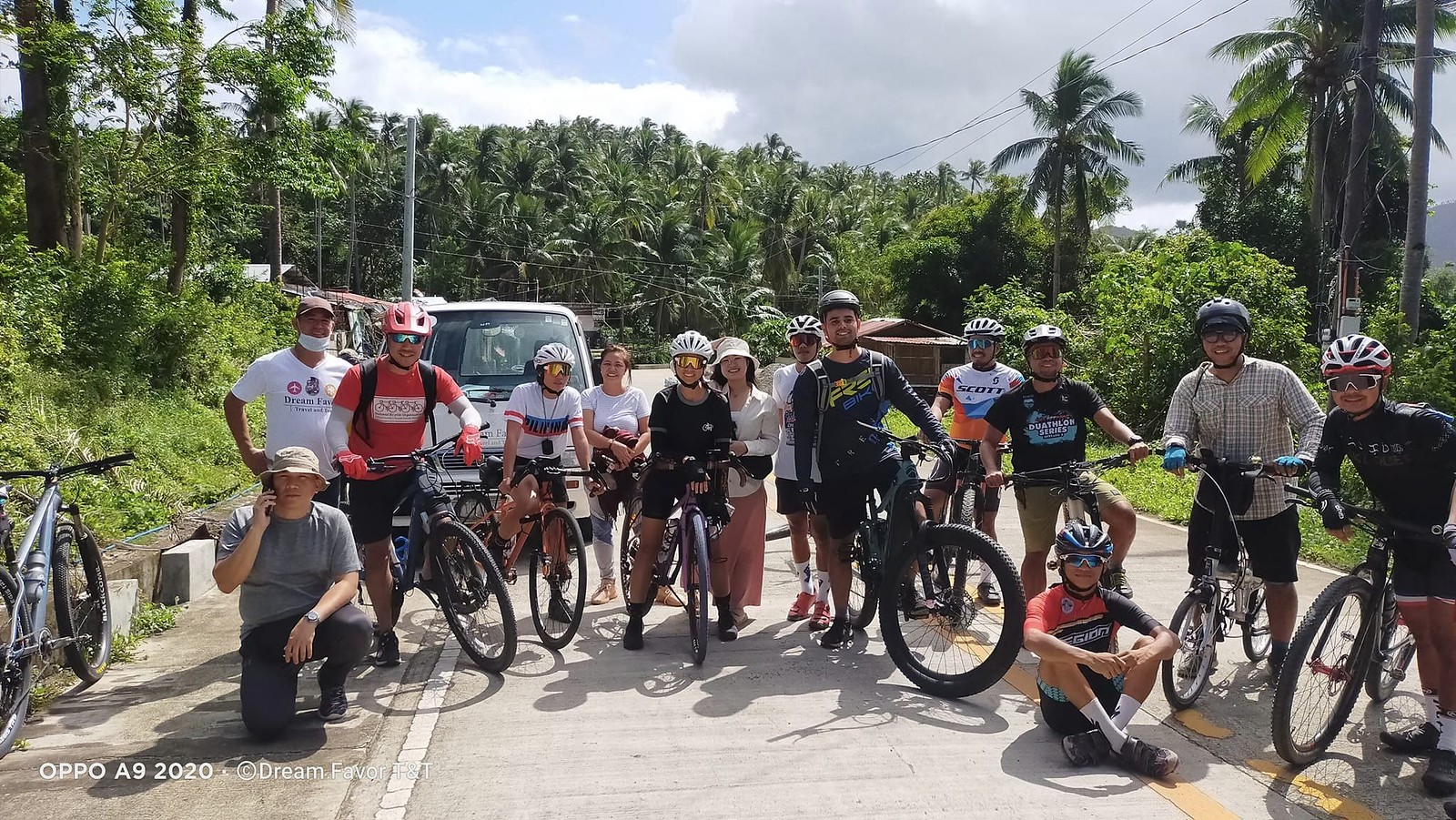 The group's start of the ride for Luzon Datum at Argao