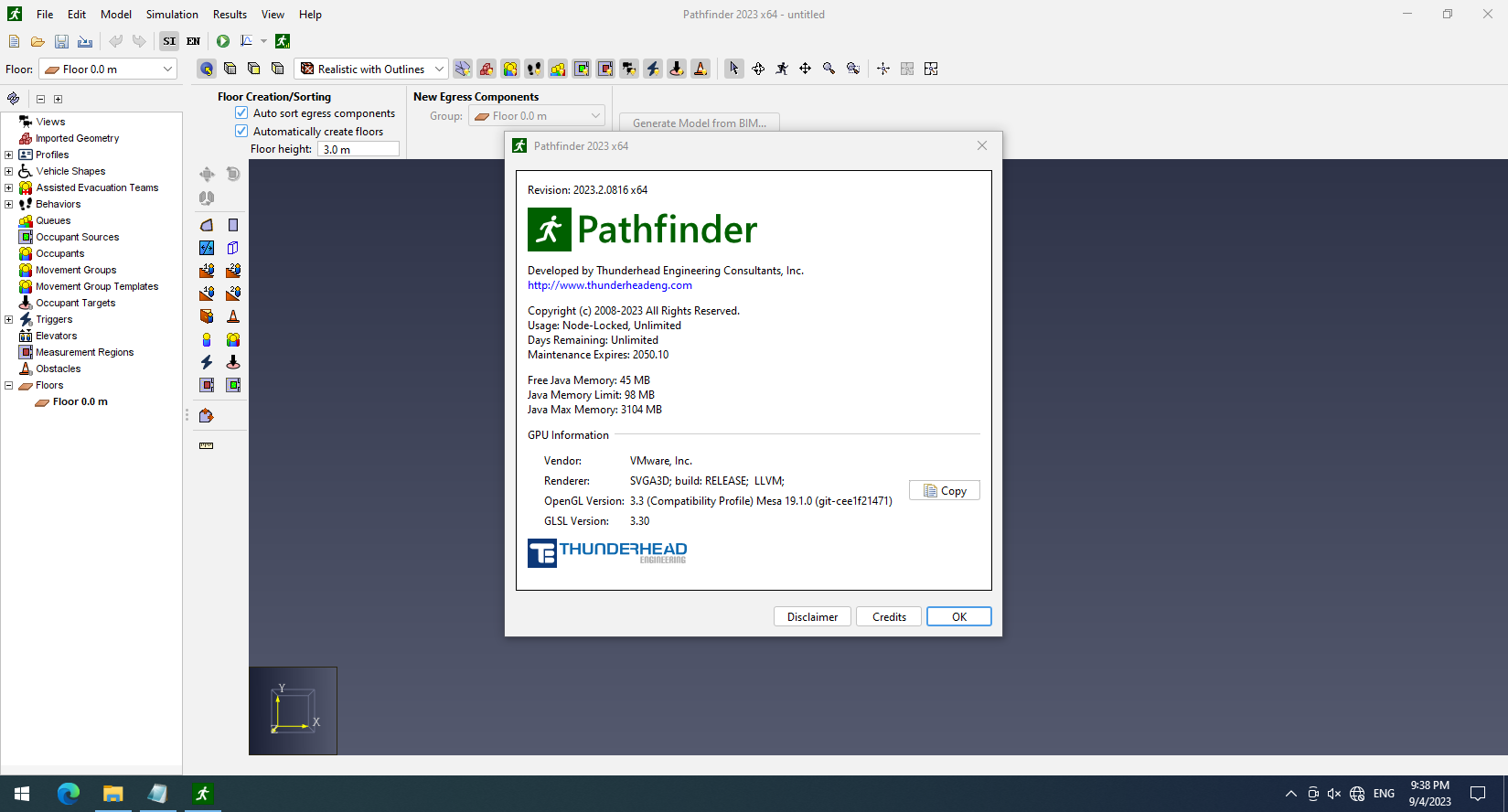 Working with Thunderhead Engineering Pathfinder 2023.2.0816 full license