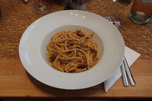 Spaghetti alla carbonara (mein Teller)