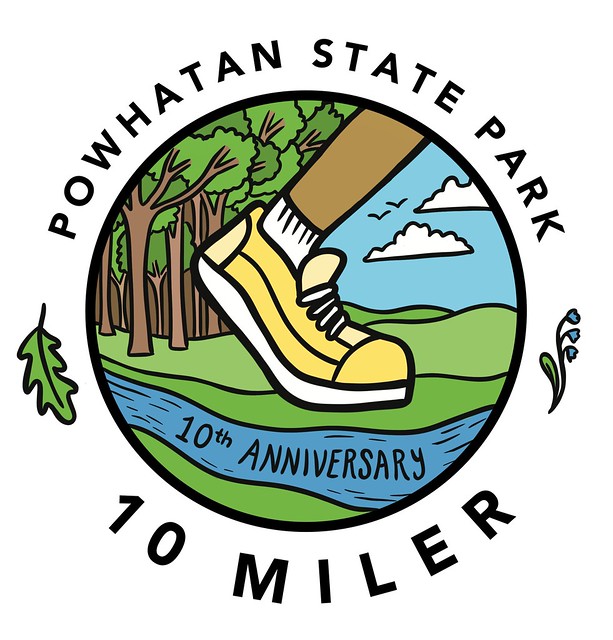 10-mile race logo