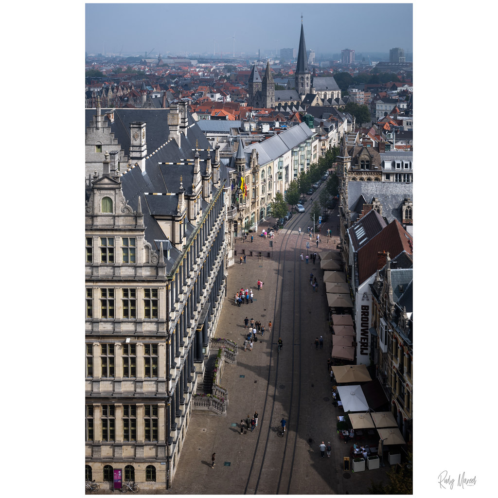 Ghent's Skyline Seamlessly Woven Through Time