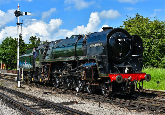 BR Standard Class 7 70013 Oliver Cromwell steam locomotive