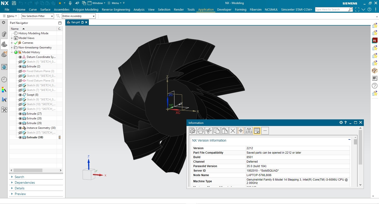 Working with Siemens NX 2212 Build 8501 (NX 2212 Series) full license