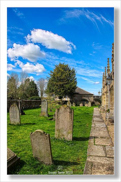 Cemetery, St Mary the Virgin Church, Church Street, Tetbury, Gloucestershire, England UK