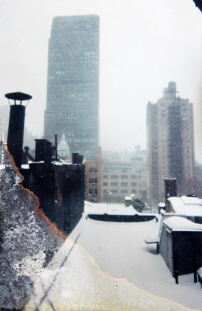 1994 Snowfall McGraw-Hill Building Hells Kitchen NYC 7289