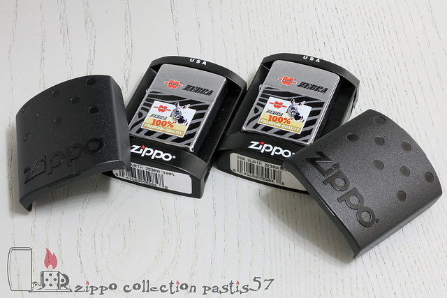 Zippo Würth 2008-01 A-08 Würth Zebra 100% Ref 0 41689 55284 8 Reg 200 Brushed Chrome Duo
