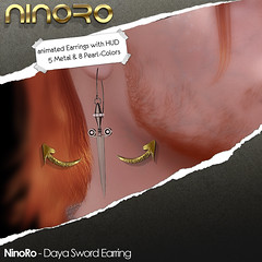 NinoRo - Daya  Sword Earring