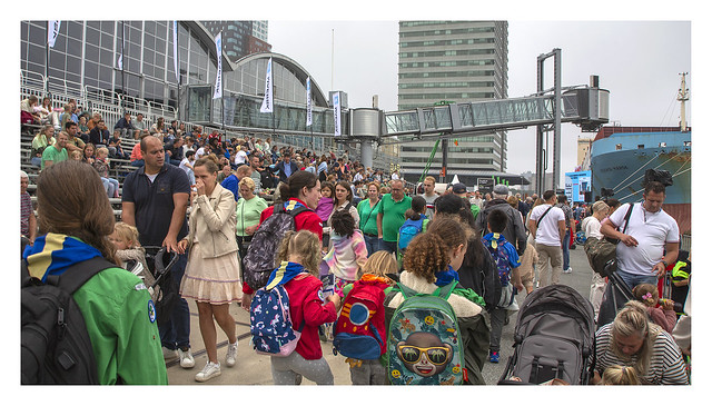 Crowd at the Rotterdam World Port Days