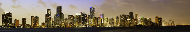 Miami skyline panorama