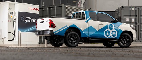 Toyota Hilux com pilha de combustível a hidrogénio