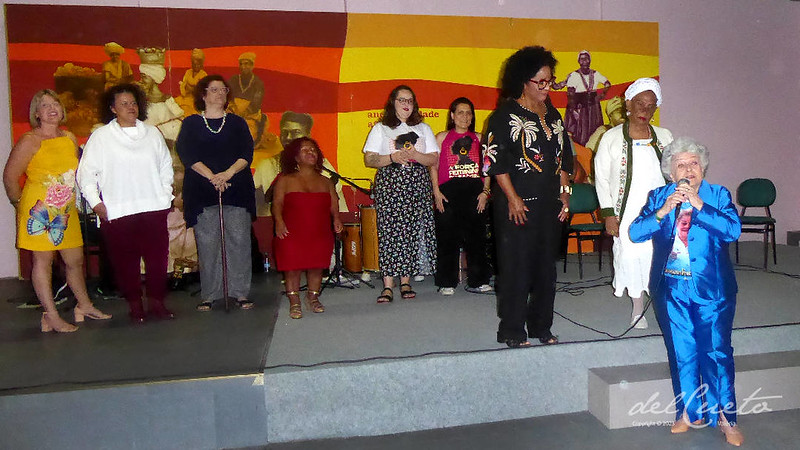 Museu do Samba  230725 02 Apresentação Terezinha Monte Nilcemar Maria Moura Lilia VivianeExposição A Força Feminina do Samba