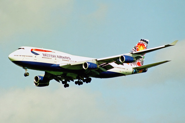 G-BNLT Boeing 747-436 British Airways (Poland World Tail) MAN 07SEP89