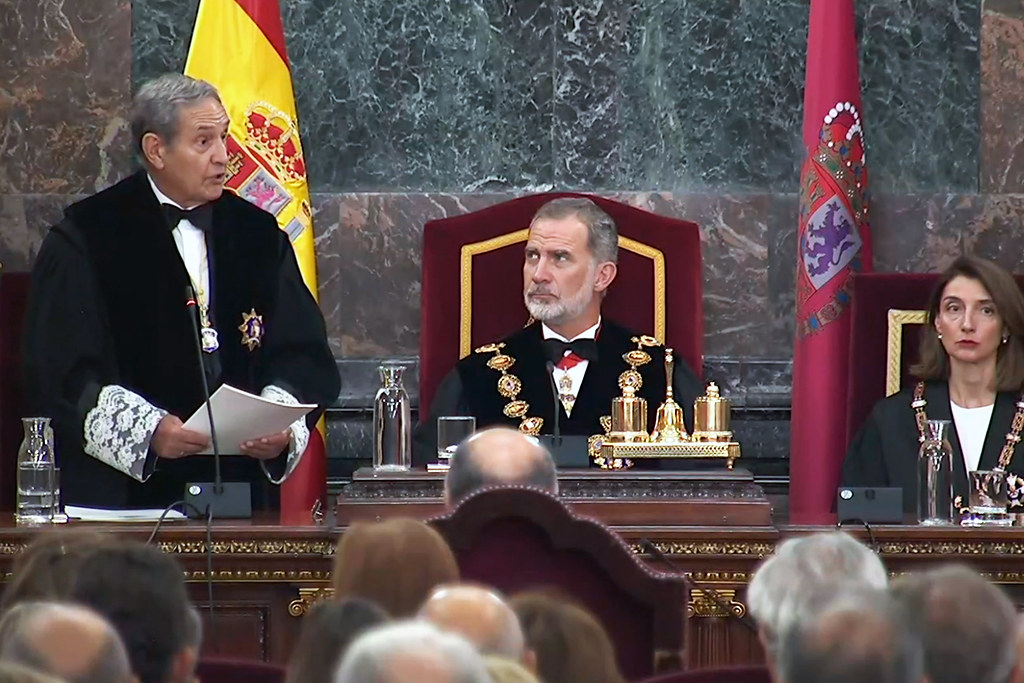 FOTOGRAFÍA. MADRID (ESPAÑA), 07 DE SEPTIEMBRE DE 2023. Su majestad el Rey Felipe VI de España ha presidido hoy el acto de apertura del año Judicial. Lasvocesdelpueblo (1)