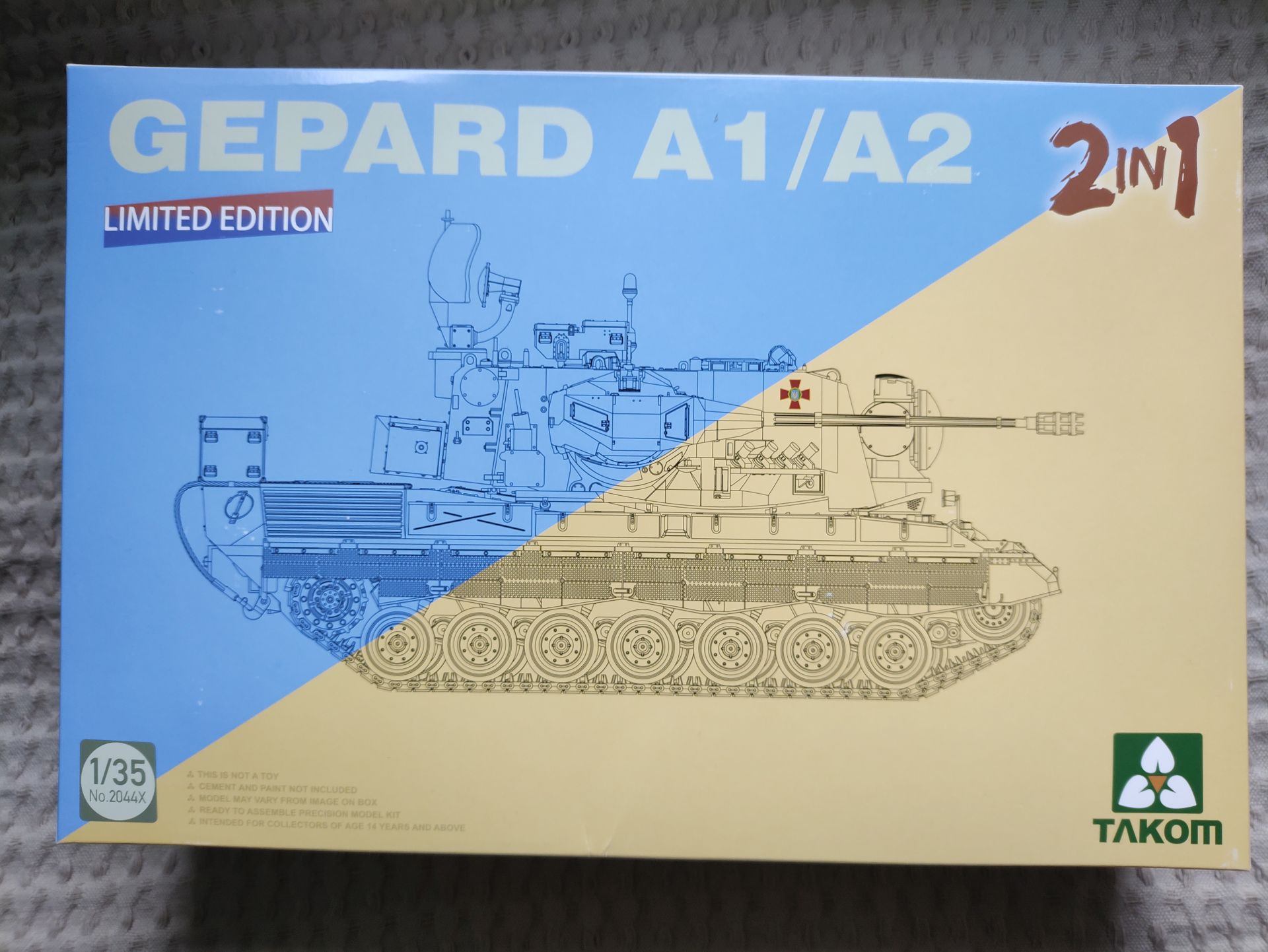 Flugabwehrkanonenpanzer Gepard, Takom 1/35 53171351179_d847ea7539_o