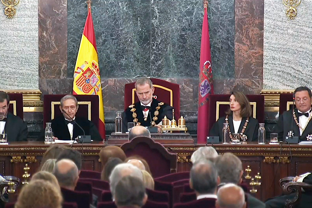 FOTOGRAFÍA. MADRID (ESPAÑA), 07 DE SEPTIEMBRE DE 2023. Su majestad el Rey Felipe VI de España ha presidido hoy el acto de apertura del año Judicial. Lasvocesdelpueblo (2)
