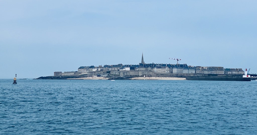 View on Saint Malo intramuros (Bretagne, France 2023)