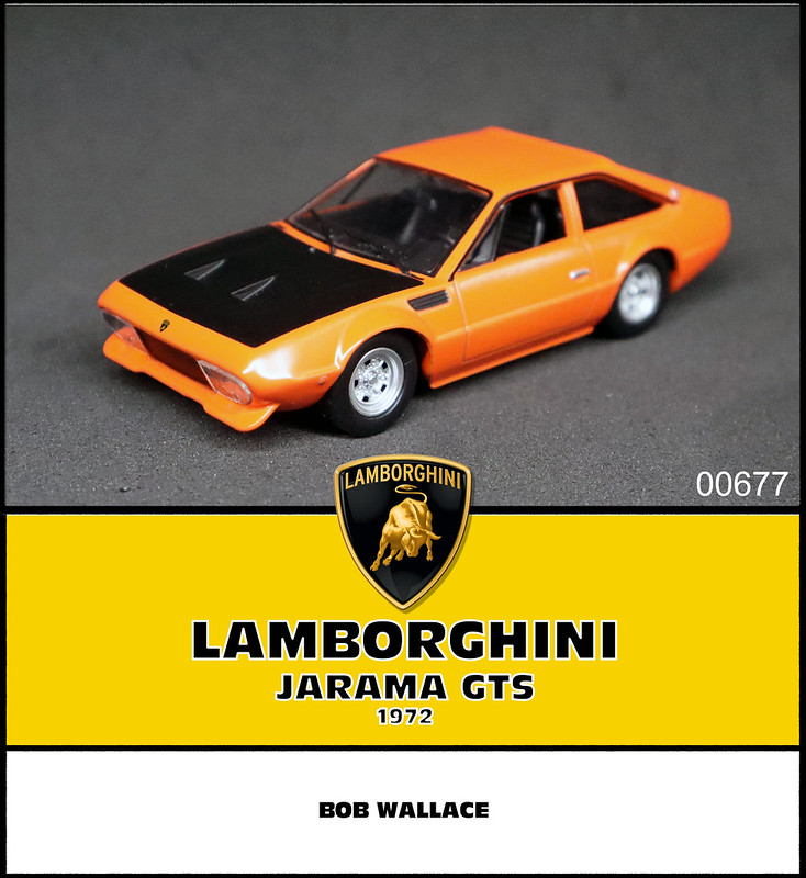 00677 LAMBORGHINI JARAMA GTS - BOB WALLACE - 1972