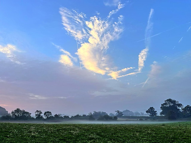 Early morning in Quainton, Buckinghamshire.