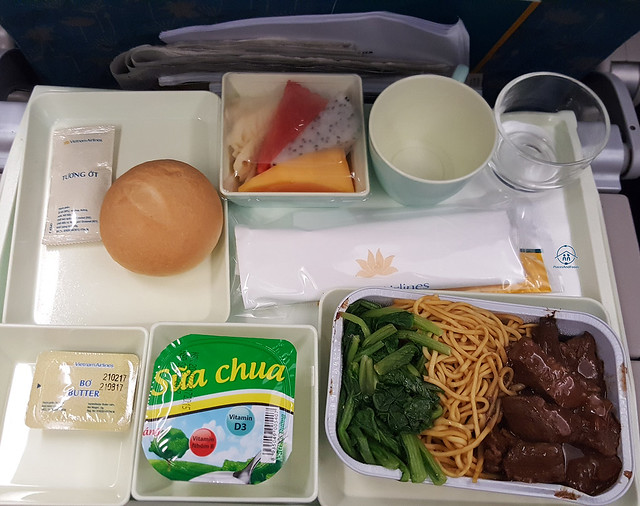 nourriture de la compagnie aérienne vietnamienne