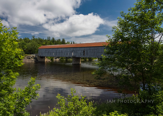 How Do You Frame An Old Covered Bridge?
