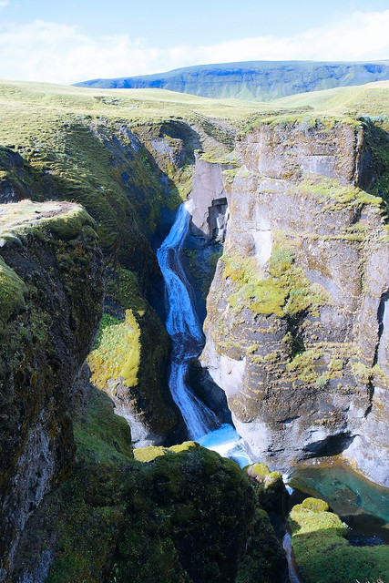 Fjaðrárgljúfur and Waterfall