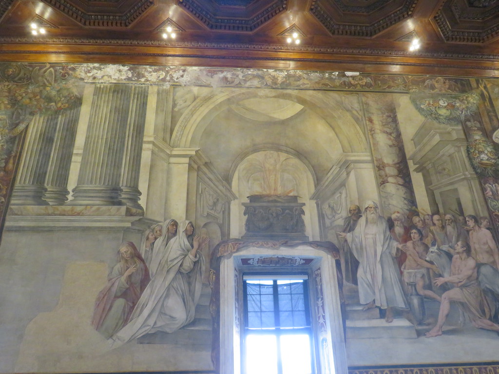 CAVALIERE D´ARPINO (Giuseppe Cesare) . LA SALA de los Horacios y Curacios en los Museos Capitolinos