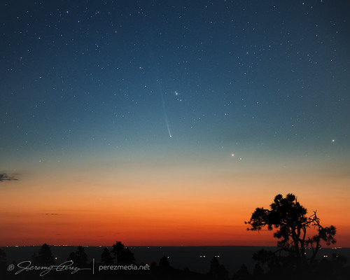 9 September 2023 — Sunset Crater National Monument, Arizona, USA — C/2023 P1 (Nishimura) by Jeremy P Perez, C/2023 P1 (Nishimura) Saturday morning from Cinder Hills Overlook/Sunset Crater. Too early in the mo