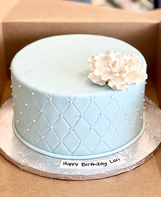 Blue Diamond Cake