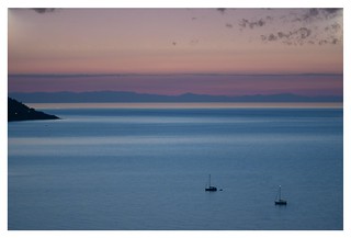 Blue Hour in the Gulf of Diano Marina