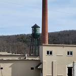 smokestack & water tower in Goshen, Virginia 